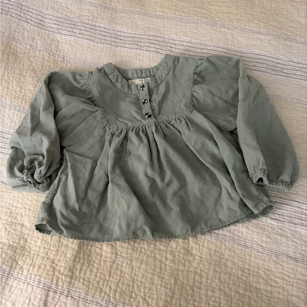 Zara Baby Corduroy Top Size 3/4 Years